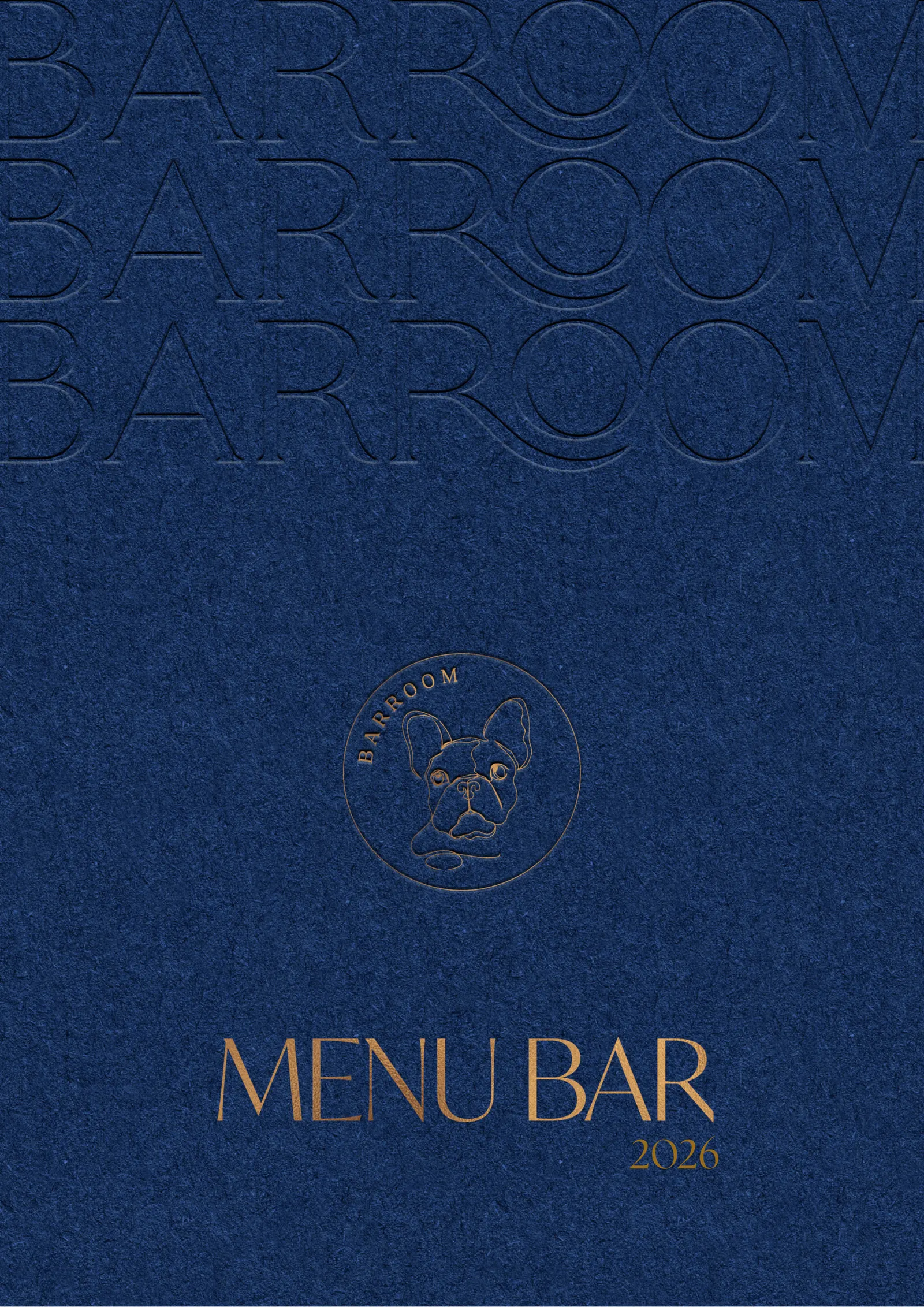 BARROOM Bar Menu 2026 cover, Harrison NY
